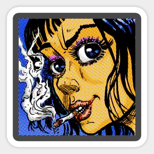 Minka- The Girl With the Cigarette Sticker